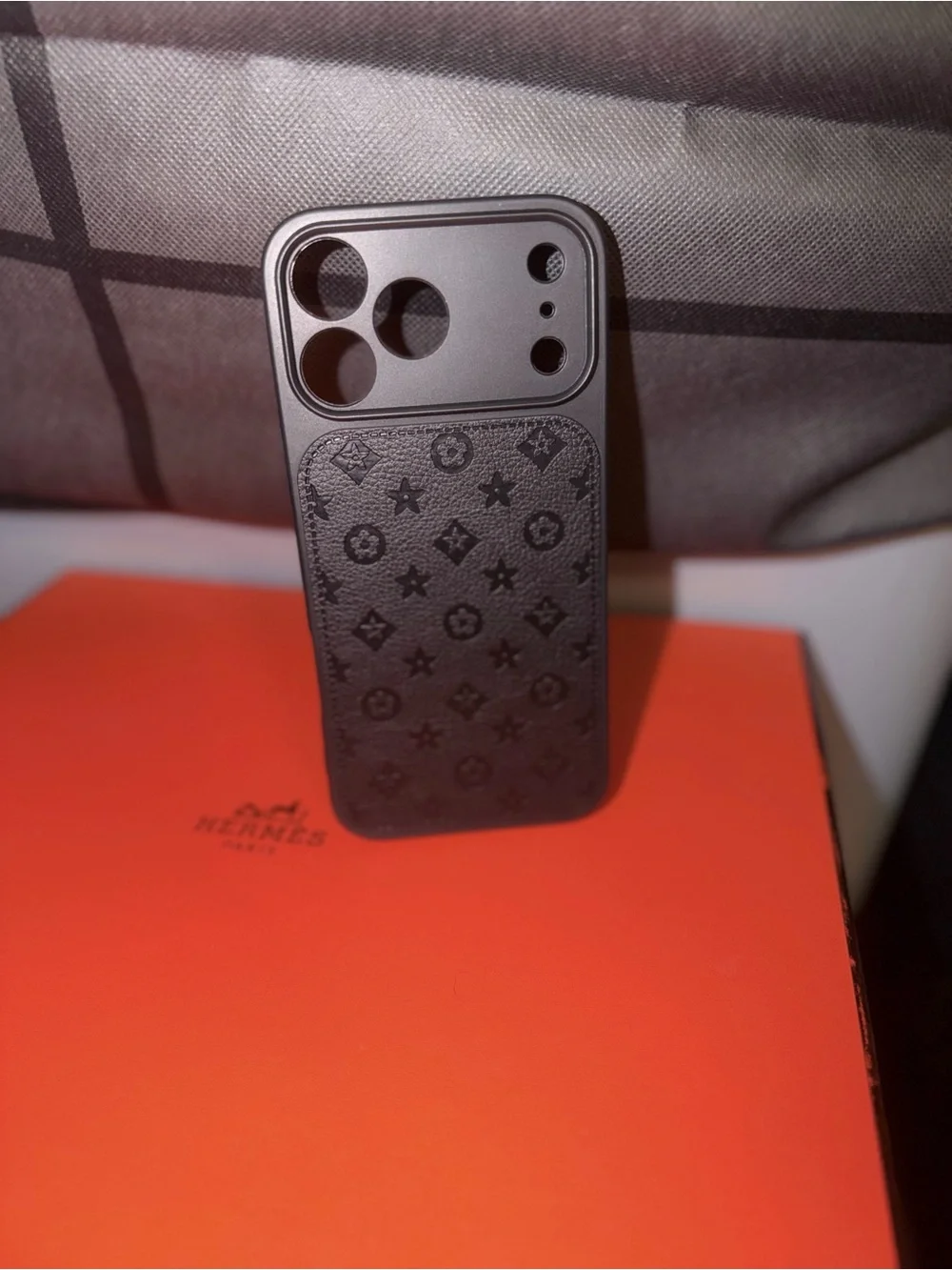 Source Unknown Purple Patchwork Floral Phone Case